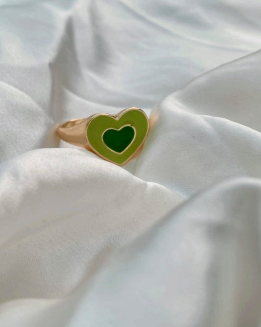 Evermore Green Ring