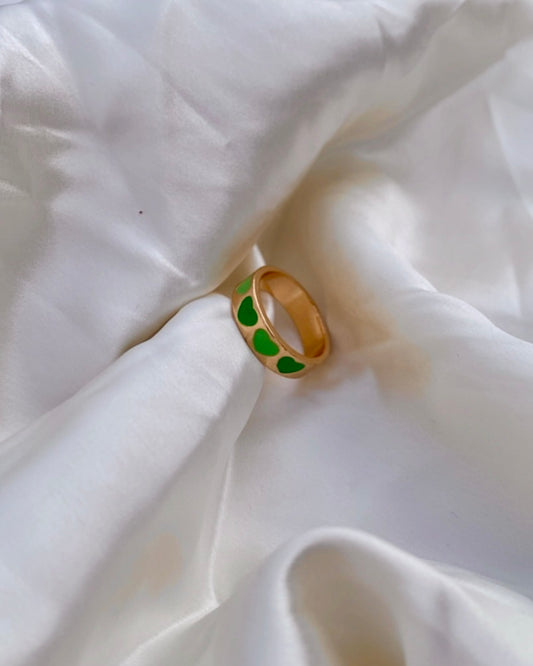 Green Enchanted Love Ring